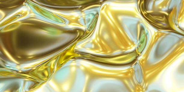 istock glossy golden metal fluid glossy mirror water effect background backdrop texture 3d render illustration 1217252060