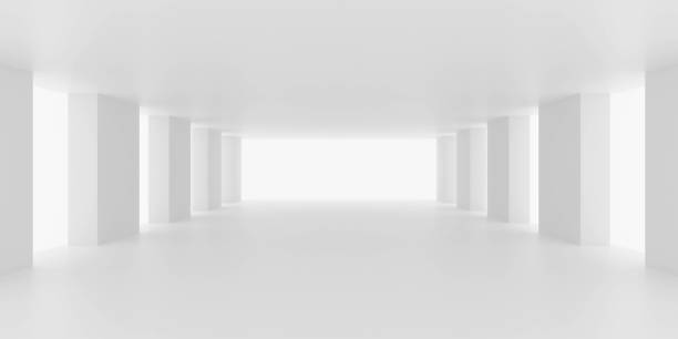 istock white hallway tunnel modern background with day lighting 3d render illustration 1217252840
