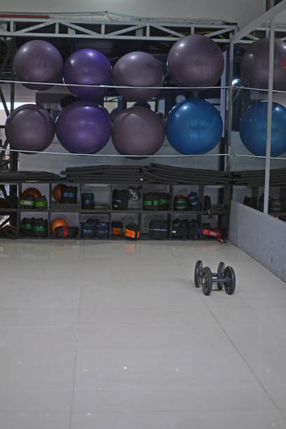 istock empty gym in the corona pandemic 1217256918