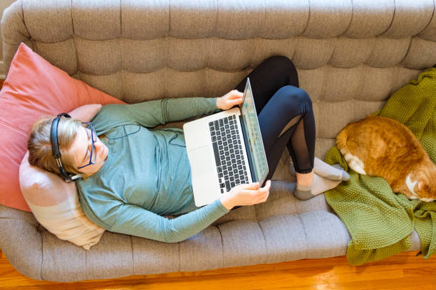 istock Young Woman Reading Her Laptop 1217262755
