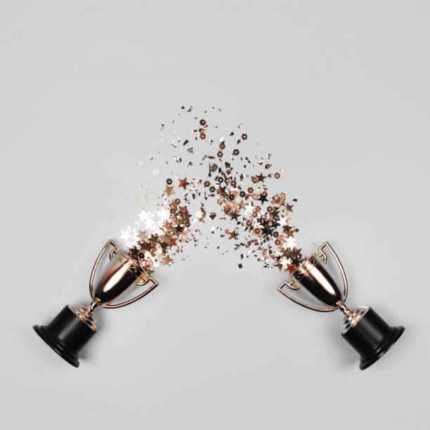 istock Winner cups with festive sparkles 1217264990