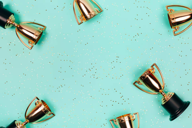 istock Frame made of winner cups 1217264996