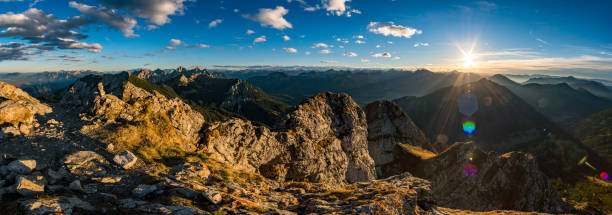 istock Aggenstein at sunset in the Tannheim Valley 1217267510