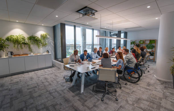 istock Diverse Team of Executives Gathered for Weekly Meeting 1217268092