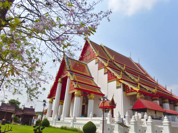 istock Wihan Phra Mongkhon Bophit in Ayutthaya That has been well restored Inside there is a statue of a large president Buddha. Name Phra Mongkhon Bophit. 1217274100