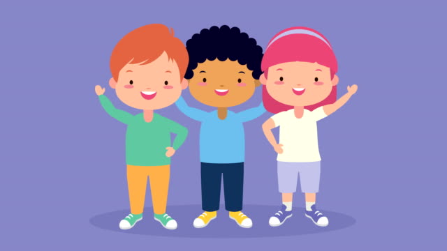 15,933 Cartoon Kids Stock Videos and Royalty-Free Footage - iStock | Cartoon  kids playing, Cartoon kids exercising, Cartoon kids holding hands
