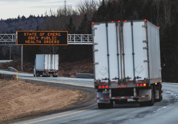 istock Trucking during State of Emergency 1217280979