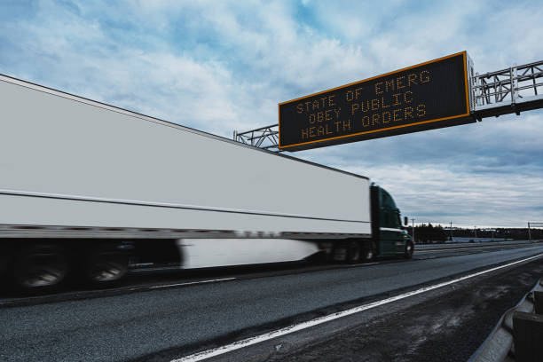 istock Trucking during State of Emergency 1217283662
