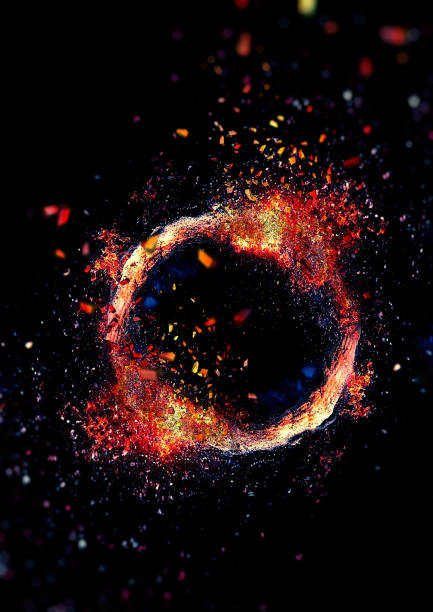 istock A ring of blazing rope floating in the dark 1217283842