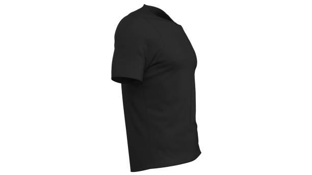 istock 3d render blank shirt isolated on white background. Empty clothing for design. isolated with Clipping path stock photo 1217285811