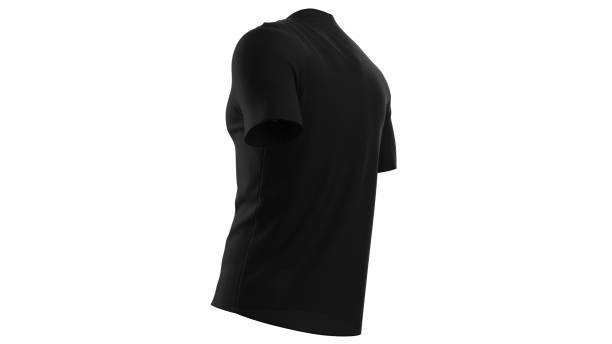 istock 3d render blank shirt isolated on white background. Empty clothing for design. isolated with Clipping path stock photo 1217286237