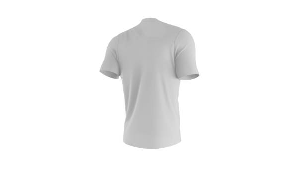 istock 3d render blank shirt isolated on white background. Empty clothing for design. isolated with Clipping path stock photo 1217286240