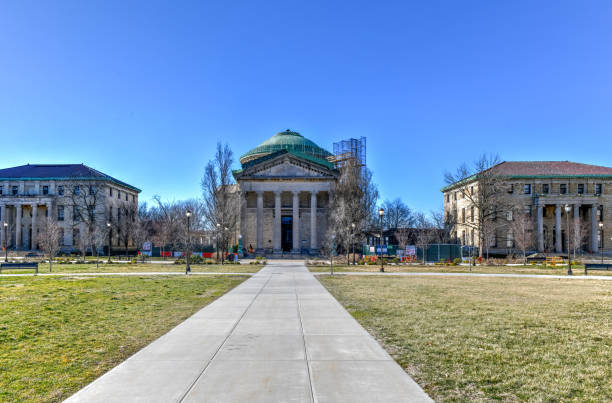 istock Gould Memorial Library - New York 1217287723