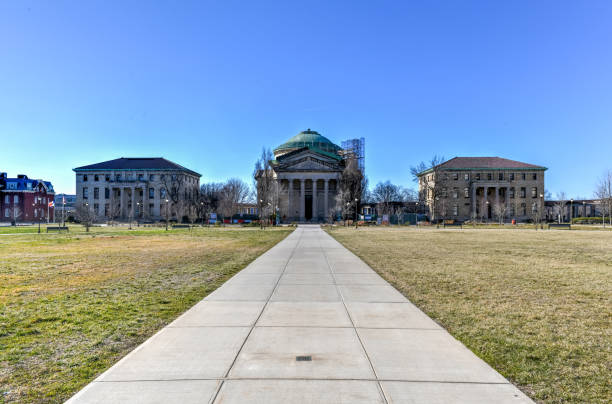 istock Gould Memorial Library - New York 1217287746