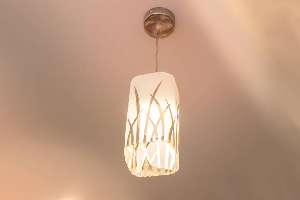 istock Lighting in the house, a chandelier on the ceiling. 1217295249
