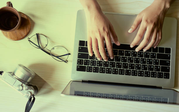 istock Working from home, women and laptops and coffee business ideas 1217296509