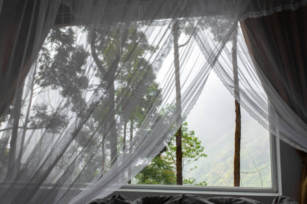 istock View of the mountain from the window 1217298872