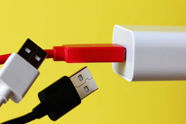 Usb Cable Two Reds 210+ Red Usb Port Stock Photos, Pictures & Royalty-Free Images - iStock