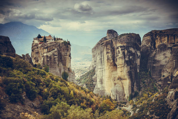 istock Monastery of the Holy Trinity i in Meteora, Greece 1217301856