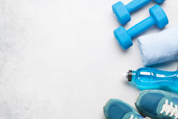 istock Fitness equipment for workout 1217302384
