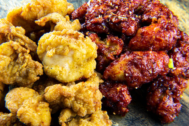 istock Hot and spicy boneless fried chicken 1217304518