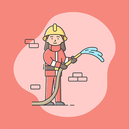 Ilustración de Personas Diferentes Profesiones Día Nacional Del Trabajo Vacacional Bombero En Uniforme Con Manguera De Fuego Trabajador Profesional Hombre Seguro De Sí Mismo En Ropa De Trabajo Dibujos Animados Esquema Lineal Ilustración de Personas Diferentes Profesiones Día Nacional Del Trabajo Vacacional Bombero En Uniforme Con Manguera De Fuego Trabajador Profesional Hombre Seguro De Sí Mismo En Ropa De Trabajo Dibujos Animados Esquema Lineal