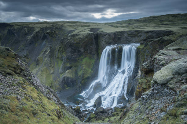 istock Fagrifoss waterfall in Iceland 1217317619