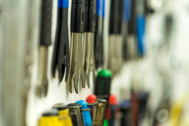 istock Repair keys are hanging on the wall. 1217323080