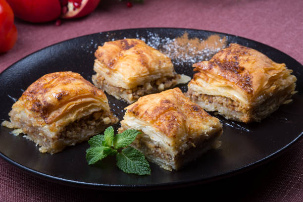 istock Turkish sweet dessert baklava 1217323232