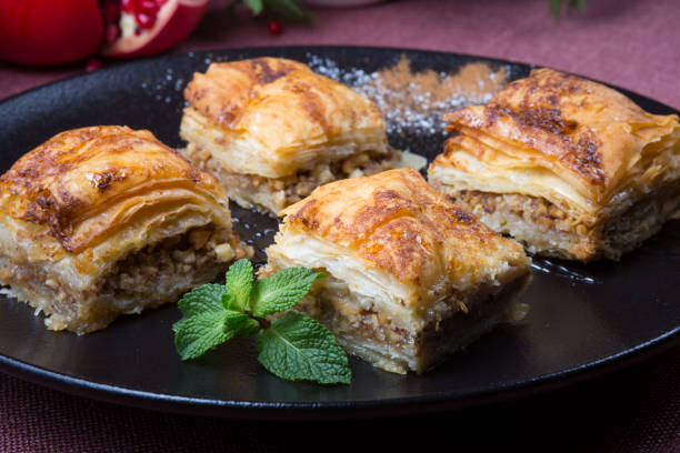 istock Turkish sweet dessert baklava 1217323254