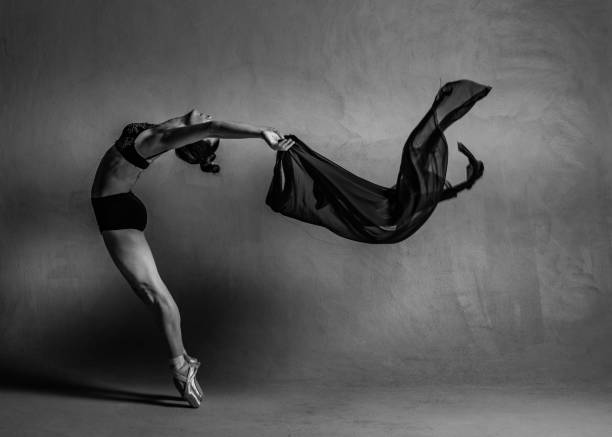 ballerina - kunst fotos stockfoto's en -beelden