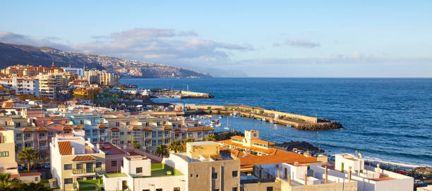 istock Candelaria panoramic view at sunset, Tenerife. 1217327578