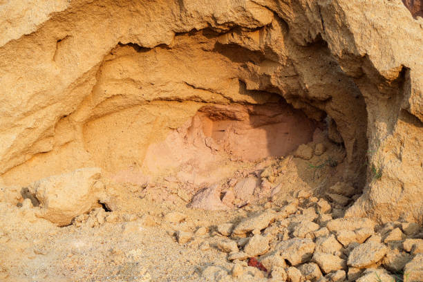 istock Pile of sand  for building construction 1217327589