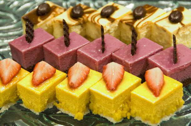 istock Close up of the fruit cakes 1217328159