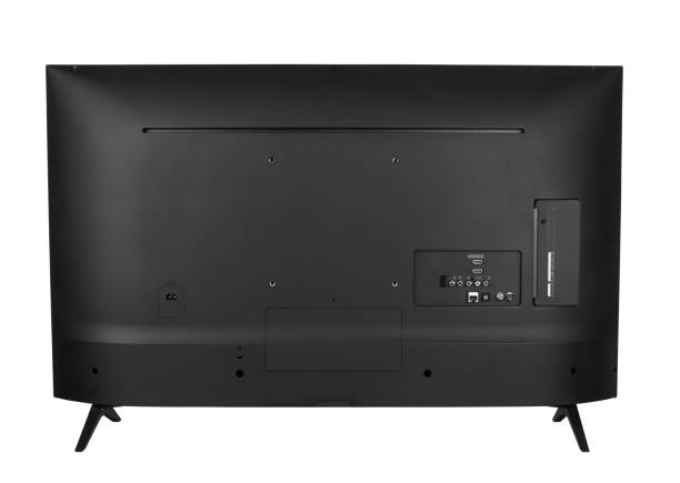 led veya lcd internet tv monitörü - arka görünüm stok fotoğraflar ve resimler