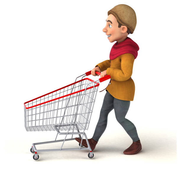 istock 3D Illustration of a medieval historical character 1217337061