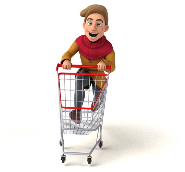 istock 3D Illustration of a medieval historical character 1217337085