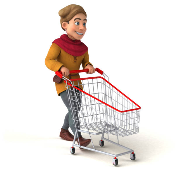 istock 3D Illustration of a medieval historical character 1217337108