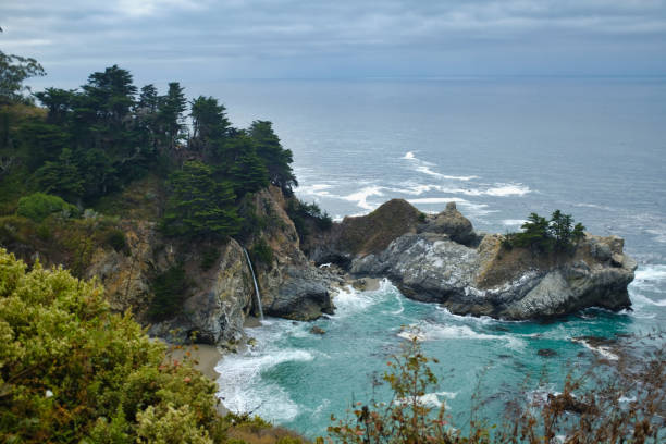 istock Mcway Falls in Big Sur, California 1217342128