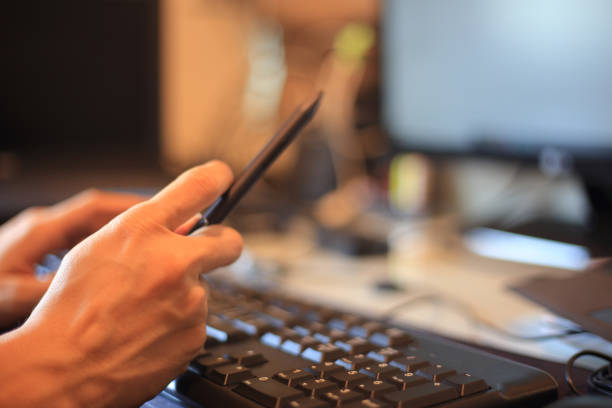 istock work from home and teleconference concepts. 1217342473