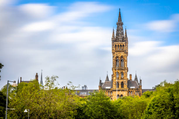 istock View of Glasgow university in cloudy day, Scotland 1217342559