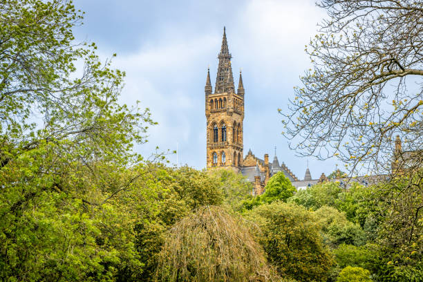 istock View of Glasgow university in cloudy day, Scotland 1217343933