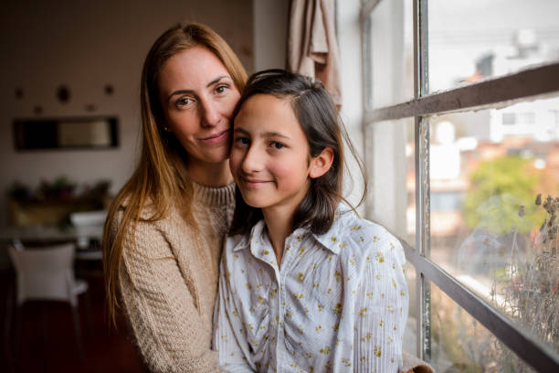 istock Portrait mother and daughter. 1217346226