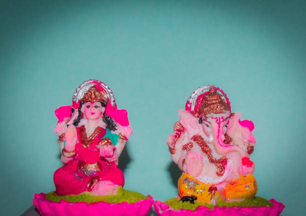 istock Lord Ganesh and Lakshmi mata 1217352926