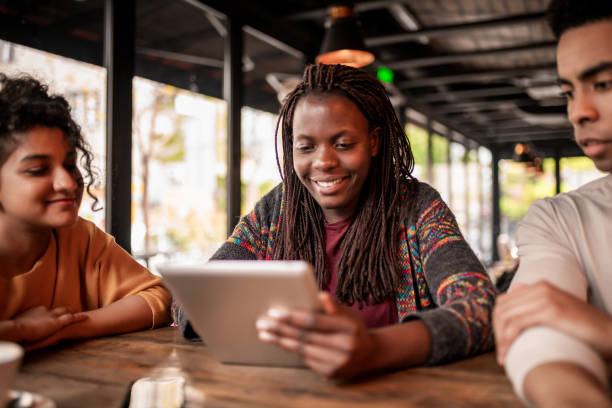 istock Millennials working from the coffee shop. 1217358446