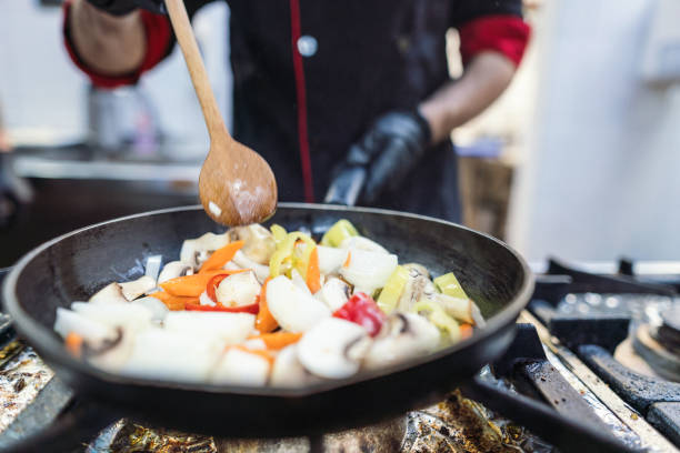istock Healthy fresh vegetables steaming on the stove 1217360450