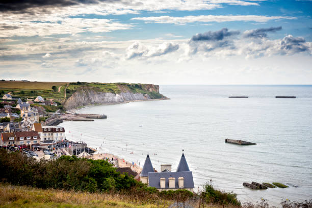 istock Arromanches-les-Bains. France 1217363013