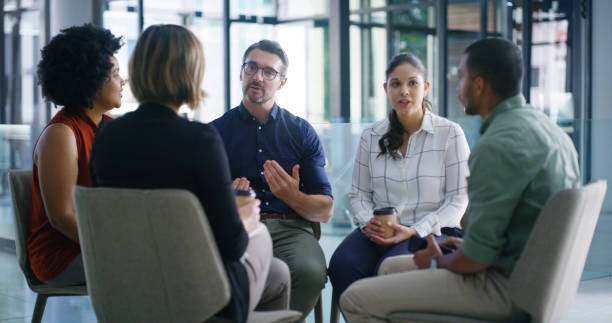istock Hearing each other out on their ideas 1217364574