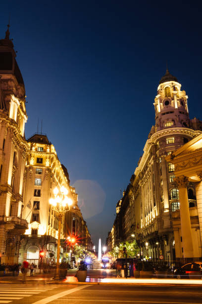 istock Buenos Aires Down Town at night 1217364966