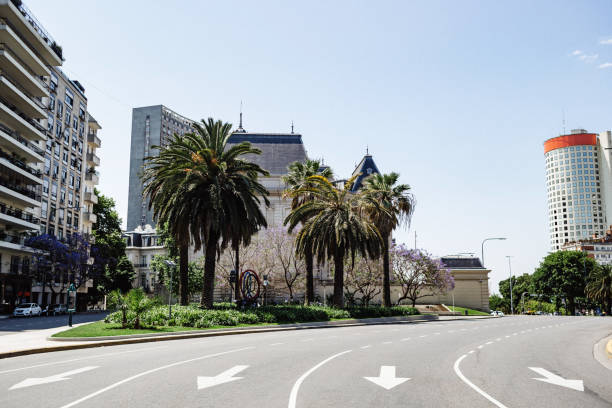 istock Empty Street of Buenos Aires 1217366335